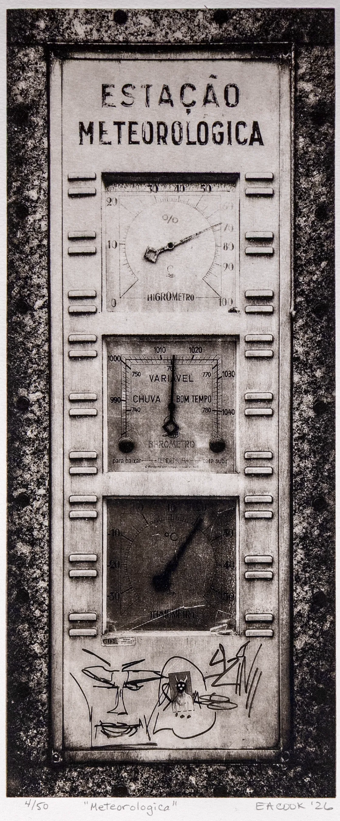 "Meteorológica" Porto Fine Art Limited-Edition Etching l Camino Sapiens