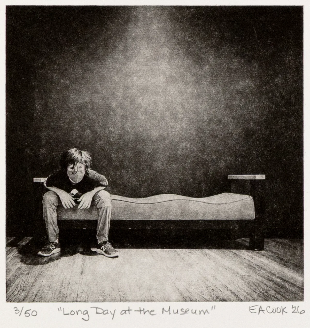 "Long Day at the Museum" Limited-Edition Fine Art Photogravure l Camino Sapiens