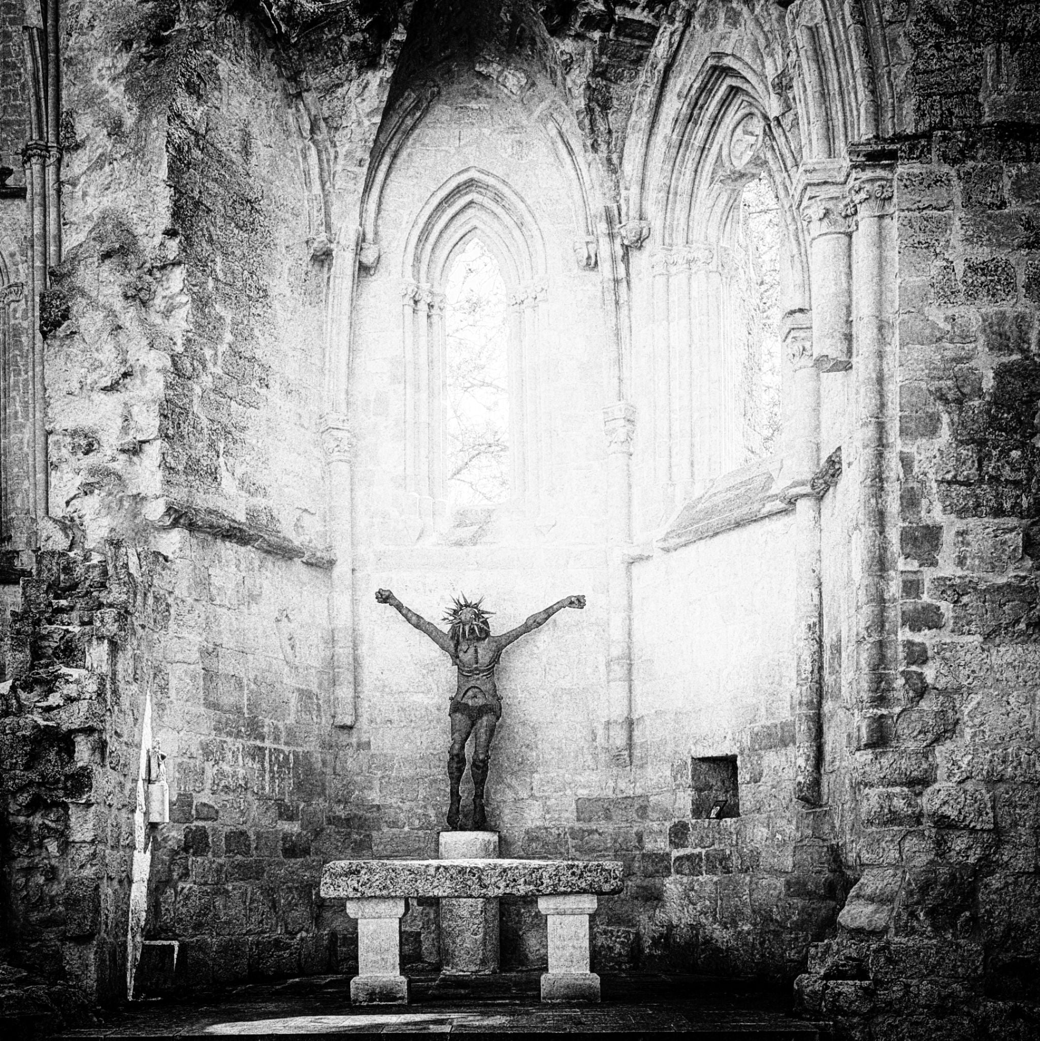 Castrojeriz Church Ruins Holga