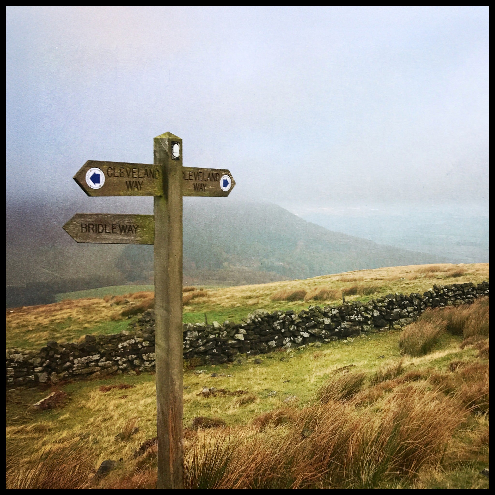 Cleveland Way Sign Wainwright
